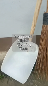 KAFIFI Dustpan White + Short Handle Broom – 2pcs Set – Household Sweeping Tools