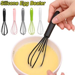 Kitchen Silicone Whisk Blender Manual Egg Beater Mixer Milk Frother Kitchen Cooking Baking Gadget Non-Slip Easy to Clean