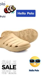 Hello Polo รองเท้าแตะ รองเท้าหัวโต เบาสบาย คลายเมื่อยเท้า พื้นหนา กันลื่น รองเท้าแบบสวมแฟชั่นฤดูร้อน สวยด้วย สําหรับผู้หญิง และผู้ชาย HP8019