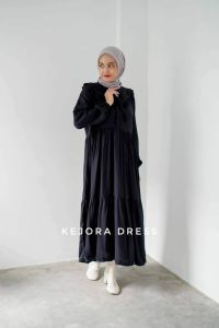 NURRYN BASIC MIDI DRESS BAHAN RAYON LD 115 PB 120