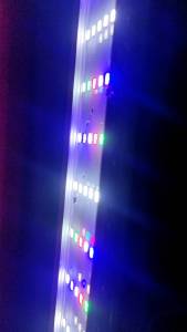 Lampu Aquarium 4 Warna 60 cm LED Yamano S600 Akuarium Aquascape Listrik 22 Watt Putih Terang Untuk Ikan Hias