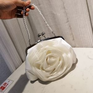 2023 New Arrival Han Chinese Clothing and Bags Chinese Ancient Style Fairy Flower Small Bag Cheongsam Chinese Style Banquet Women Bag Handbag Crossbody