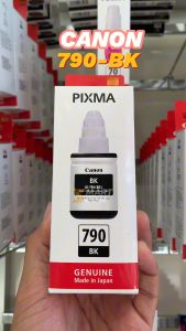 หมึกเติมแท้ Canon GI-790 BK ใช้กับเครื่อง Canon รุ่น G1000/1010/2000/2010/3000/3010 Series