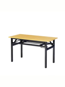 (โปรโมชั่นพิเศษ)โต๊ะ โต๊ะพับ 2ชั้น มีชั้นวาง กันความชื้น โต๊ะทานอาหาร โต๊ะทำงาน โต๊ะพับอเนกประสงค์ โต๊ะพับขนาดใหญ่120ซม ผลิตจากเหล็กคุณภาพดี แข็งแรง ทนทาน Foldable desk