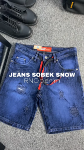 2 Celana 100 Ribu Dapat Celana Jeans Pendek Sobek Distro Premium Broadshort Original / Bahannya Oke