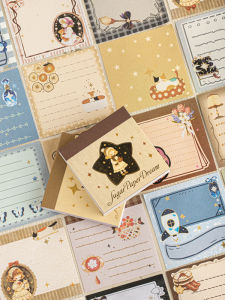 Retro Writing and Decoration Paper Stickers Book