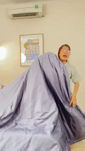 Bộ Chăn Ga Gối Lụa Micro Dệt Phẳng Chagota Bedding size 1m2 đến 2m2 Mềm Mịn Thoáng Khí Chăn Ga Gối 5 Món Chuẩn Khách Sạn