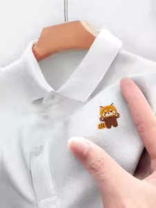 Embroidered Luxury Silk Cotton Polo Shirt Short Sleeve Ice Silk Mens Summer Turn-down Collar T-shirt Business Casual Fashion