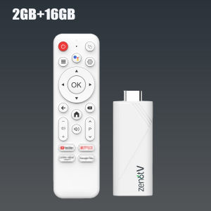 ZENOTV Allwinner H313 Quad Core Android TV Stick  4K HDR Wifi6 Voice Assistant Media Player Smart TV Box