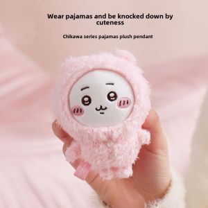 Miniso Chiikawa Ussachi Giyakawakawaii Small Eight Sleepwear Backpack Pendant Anime Cartoon Keychain Collectible Toy