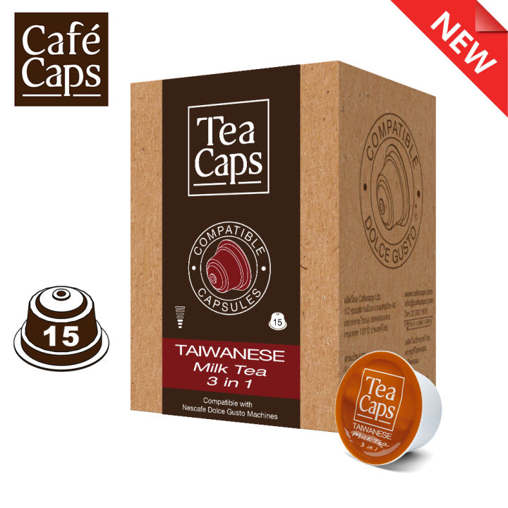 Total Tea Caps Dolce Gusto Compatible Taiwanese Milk Tea Capsule ( Tea Capsule ...