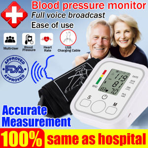 Monitor Tekanan Darah Doctor Recommendation Upper Arm High Blood Pressure Monitor Original 100% Accurate measurement bp Blood Pressure Machine BP Check Machines Wrist Blood Pressure 血压测量器 量血压仪器 Mesin check darah tinggi  Mesin cek tekanan darah tinggi