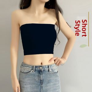 Shoulder Strap Free Modesty Long Style Wrap Camisole