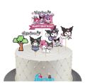 ￼TOPER KUROMI ATAU CINAMOROL  KARAKTER TUSUK MURAH/HIASAN KUE ULANG TAHUN. 