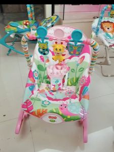 [SG Seller] TiiBaby Multi-function Infant to Toddler Portable Rocker Baby Dinner Chair Rocking Chair Kid Seat for Feeding Sleeping with Toys Music Vibration