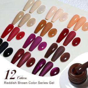 Clou Beaute 15ml HEMA TPO FREE Gel Nail Polish Semi-permanent Hybrid Black Red Color Gel Polish Nail Art UV Nail Varnish