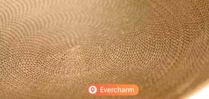 เปลี่ยนกระดาษลูกฟูก เพื่อลับเล็บแมว ที่ลับเล็บแมว ทรงกลม ที่ฝนเล็บแมว