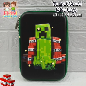 Tempat Pensil Motif Minecraft dan Roblox / Alat Tulis Roblox / Stationary Minecraft dan Roblox / Kotak Pensil Anak Laki-Laki / Pencil Case Boy