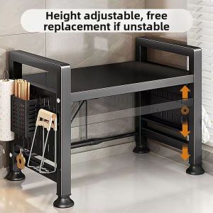 Adjustable Multi-level Kitchen Storage Rack Multifunctional