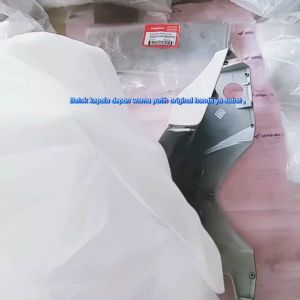 batok kepala depan cover handle FR beat fi 2012-2014 warna putih asli HONDA AHM 53205-K25-900PFW