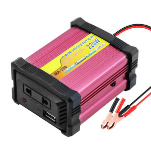 12V To 220V DC/AC Inverter Storage Batteries Inverter 220W Automobile Inverter Car Converter 1+1 USB Charger 220V AC Powe Socket