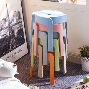 Fashionable Stackable Plastic Dining Stool