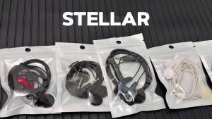 Kbear | KBEAR Stellar Flat-Head Earphones Flat Earbuds YUANDAO 15.4mm Dynamic Driver Japanese PPS Music Game HIFI Headphone Mic