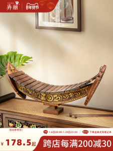 Yi Li Southeast Asian Style Thai Crafts Entrance Decoration Musical Instruments Retro Xylophone Partition Thai Decorations