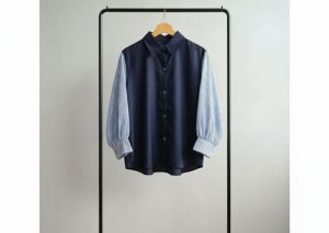 Laila hand stripe kemeja size S-M-L-XL-XL-XXL-3XL