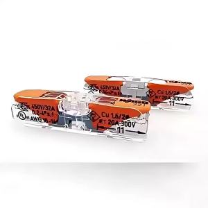 Wago | Soft and Hard Wire Splicing Terminal One In Two Out 10pcs