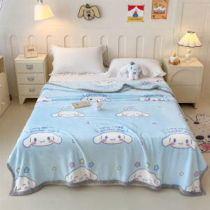 AIYUN | Cartoon Cinnamoroll Double-Sided Printing Milk Fleece Blanket