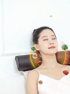 Full Body Massage Mat with Heat and Vibration 9 Motors Electric Massager Pad for Back Pain Portable Mattress for Home