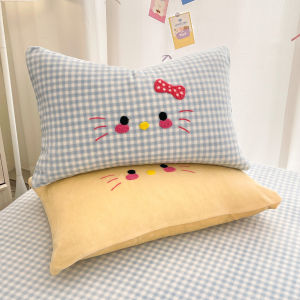Kiss Dear | Winter Warm Coral Fleece Pillowcase