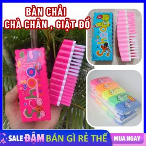 Bàn Chải Chà Sàn Giặt Đồ Cầm Tay In Hình Dễ Thương Cao Cấp - Bàn Chải Nhựa Chà Chân Chà Đồ Vệ Sinh Giày Dép Chuyên Dụng