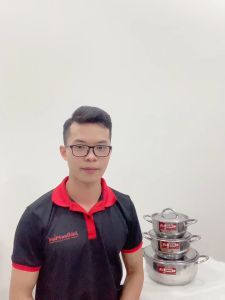 DÙNG BẾP TỪ Bộ Nồi Inox 430 Cao Cấp Jubilee Mart Bộ Nồi Inox Mini Giá Rẻ Cho Mọi Gia Đình BH 24T