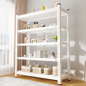 MIKI Kệ sắt v lỗ Kệ hàng Có thể chịu được 500kg Kệ để đồ Điều chỉnh chiều cao 3-5 lớp kệ sắt gia dụng