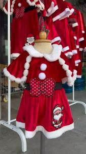 ชุดเด็ก ชุดคริสมาสต์เด็ก เด็กชาย ชุดซานตาคลอส แถมหมวก ชุดซานตี้ ชุดแฟนซี