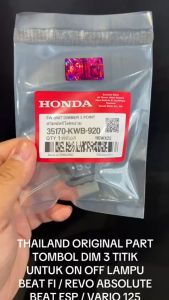 Tombol Dim 3 Titik Beat FI / Vario 125 Bohlam / Scoopy FI / Revo Absolute / Beat Sporty KWB KD116