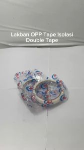 Lakban OPP Tape Isolasi Double Tape 6mm 12mm 24mm 48mm x 10meter