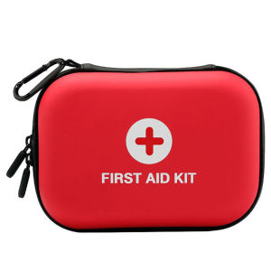 Welcomehome First Aid Kit Bag Empty First Aid Hard Case Empty Waterproof Small First Aid Bag for Household Outdoor Travel Camping