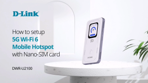 D-Link DWR-U2100 5G Wi-Fi 6 Mobile Hotspot Router