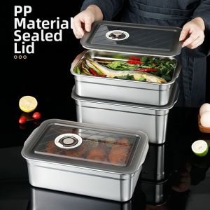 Freezer Safe Sealing Food Storage Box 304 Stainless Steel