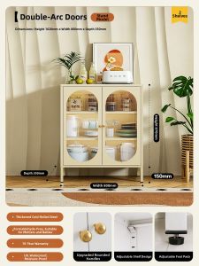 Steel Sideboard Storage Cabinet
