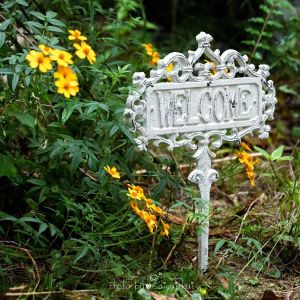 Welcome Cast Iron Flower Arrangement Terrace Ins Grocery Garden Flower Bed Flowerpot Decoration Floor Outlet Flower Stand Floor Ornaments