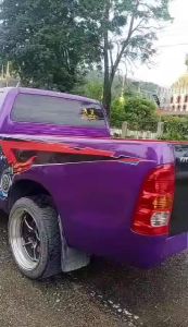 สติ๊กเกอร์ข้างรถ สติกเกอร์ติดข้างประตู รถกระบะซิ่ง  สติกเกอร์ซิ่งติดรถกระบะ อะไหล่ซิ่ง ได้2ด้าน สนใจทักแชท ตอบตลอด