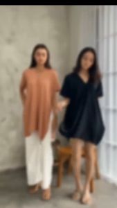 LONG NAGITA SQUARE TOP ATASAN BOUSE BAHAN CRINGKLE AIRFLOW ATASAN WANITA KEKINIAN