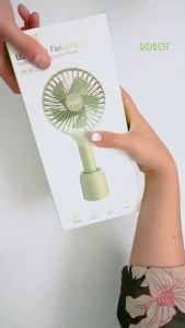 ROBOT Mini Fan RT-BF17 - Garansi Resmi Robot 1 tahun Powerbank 2000mAh Mini Fan Kipas Angin Mini