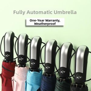 Automatic Folding Dual-Person Umbrella Sun and Rain Protection