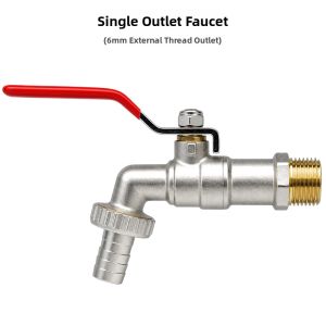 nadster | Dual Purpose Brass Water Faucet Adapter 6mm