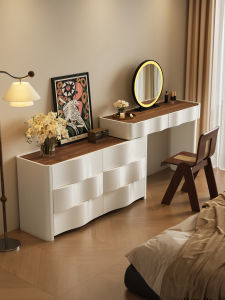 Luxurious Wooden Dressing Table with Storage 1-piece